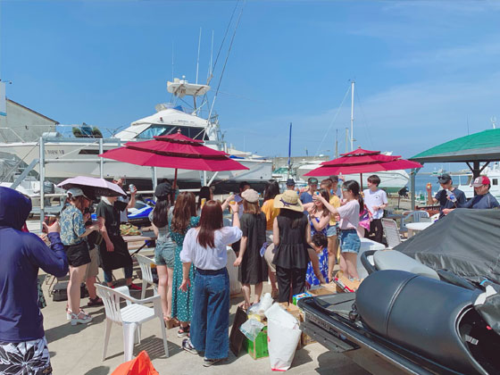 2019年　夏　三浦海岸バーベキュー